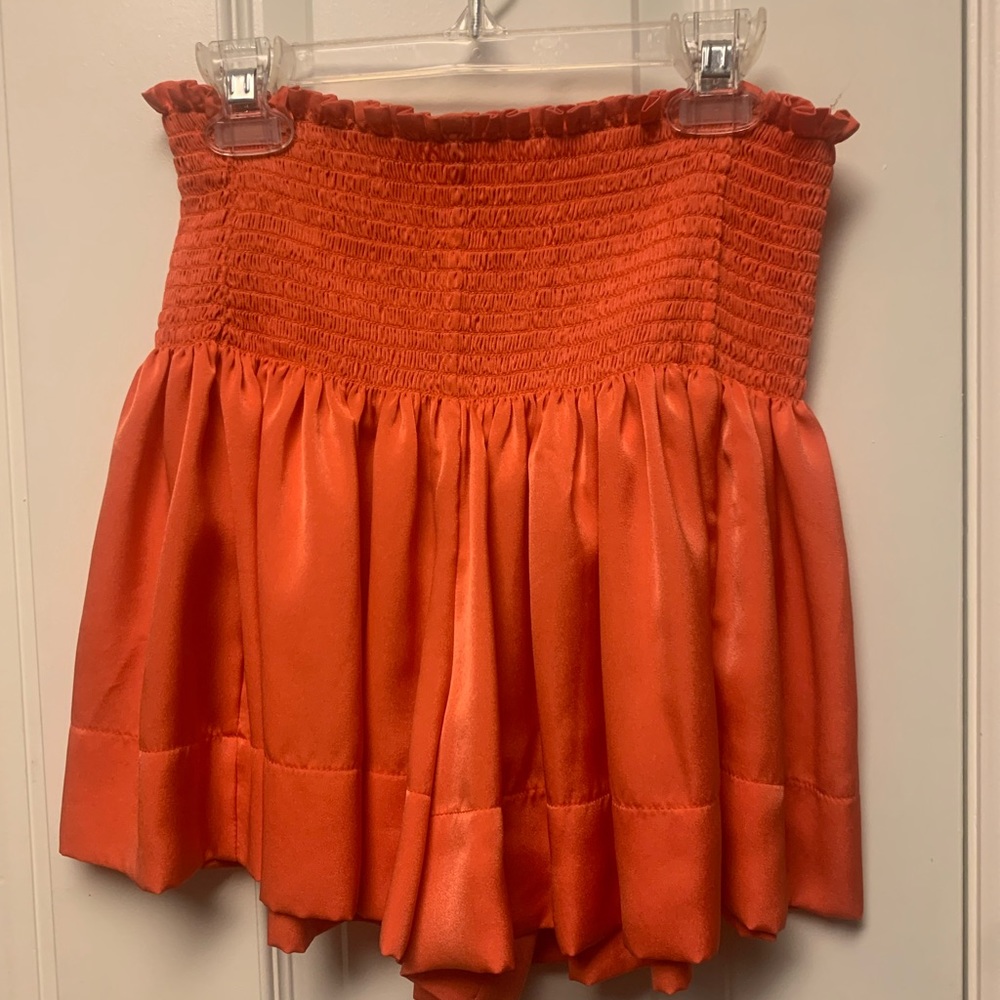 Koch Orange Shorts. Size small.